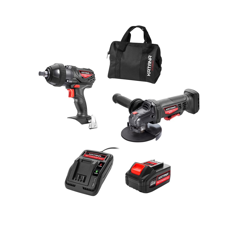 Impact Wrench & Grinder Combo Kit