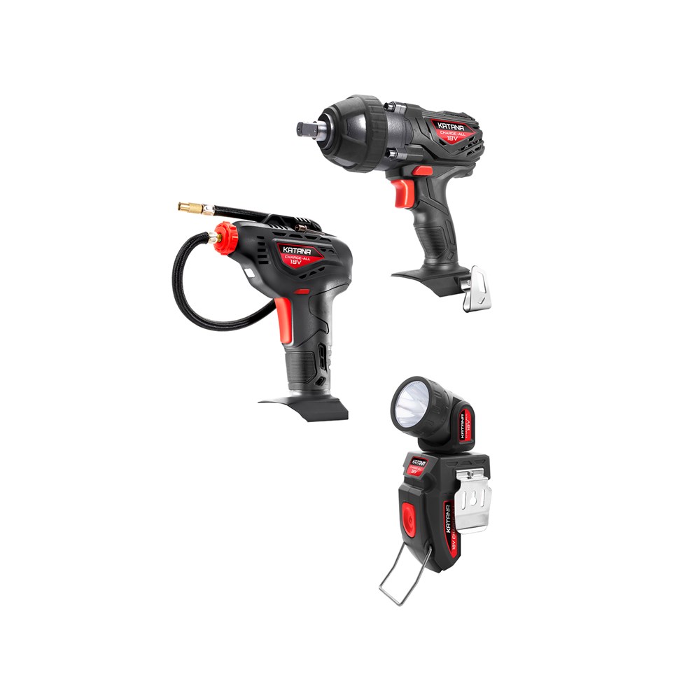 Impact Wrench, Inflator & Torch Combo Kit - Skin Only