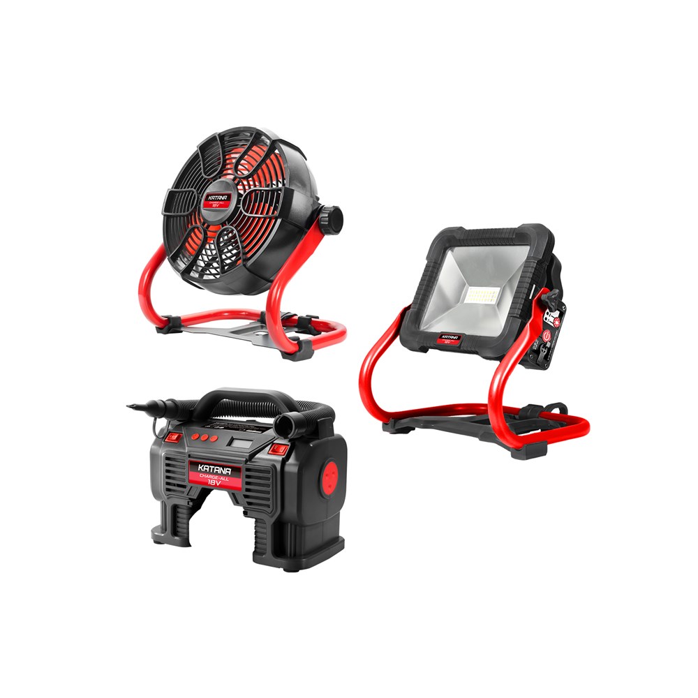 Fan, Light & Hybrid Inflator Combo Kit - Skin Only